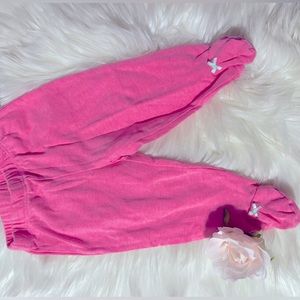 ✨Carter’s 6 Month Pink Footed Pants With Bows✨